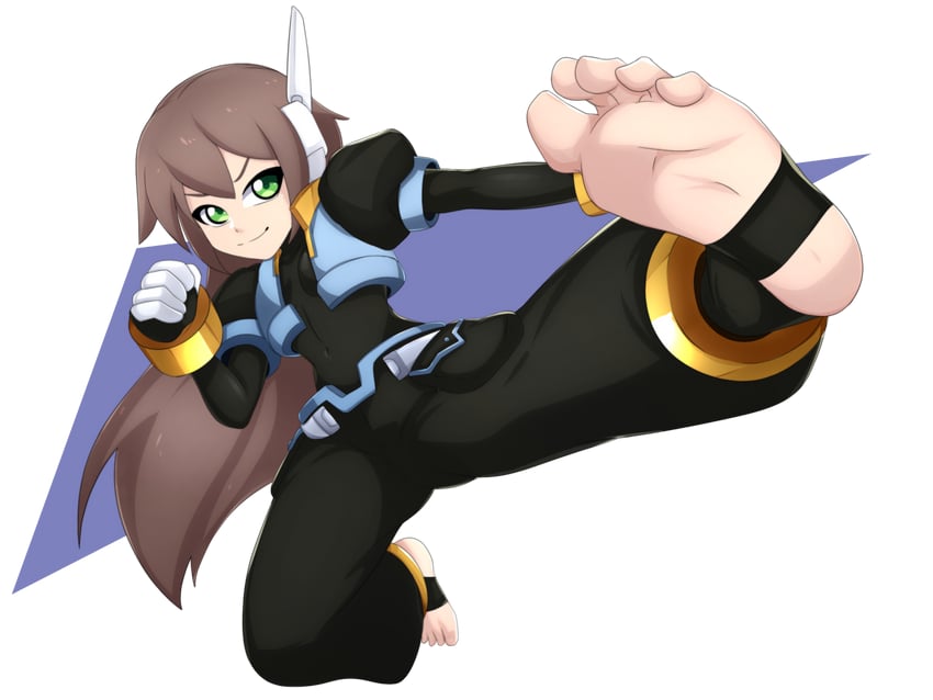 aile (mega man and 2 more) drawn by axasempai