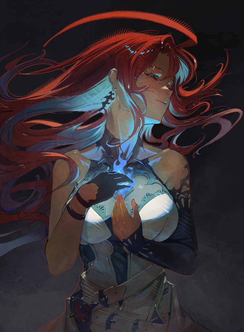 elizabeth rose bloodflame (hololive and 1 more) drawn by toripisu