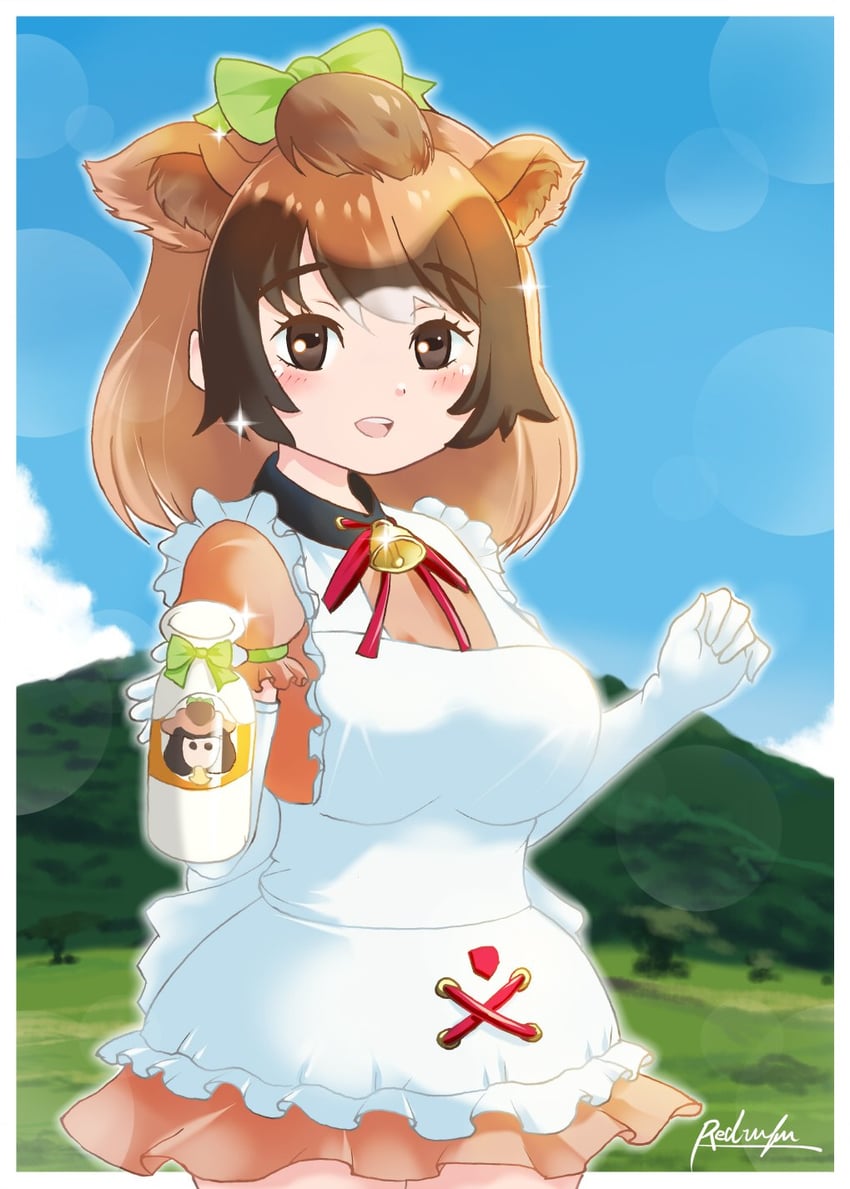 jersey cattle (kemono friends and 1 more) drawn by redrufu2000