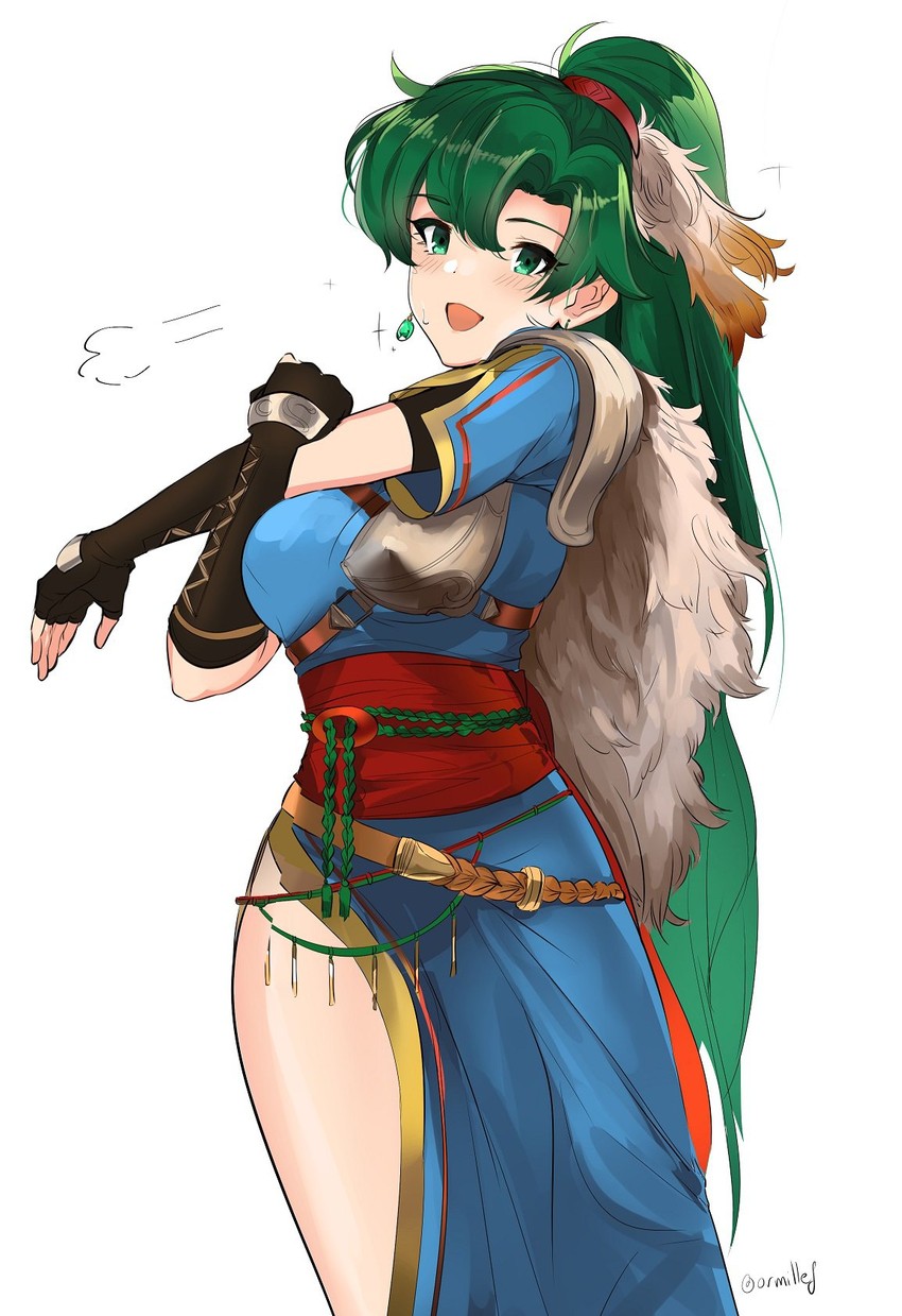 lyn (fire emblem and 2 more) drawn by ormille