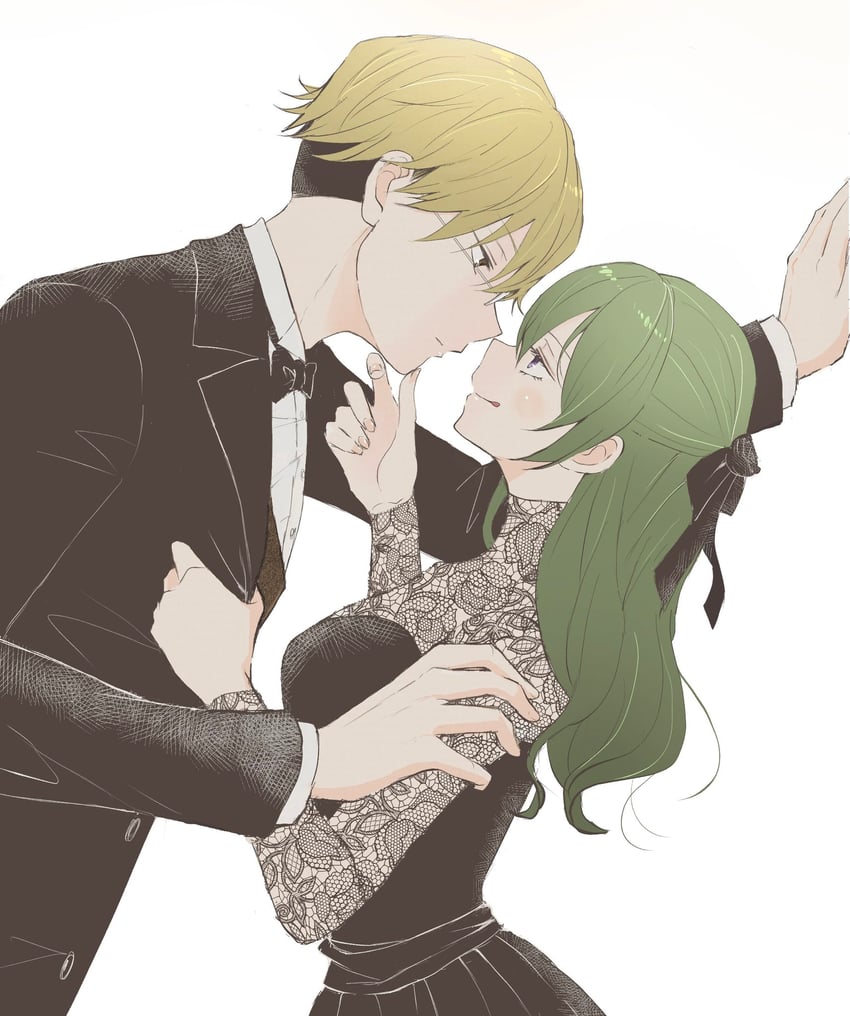 ubel and land (sousou no frieren) drawn by hana_(hanauta1110)