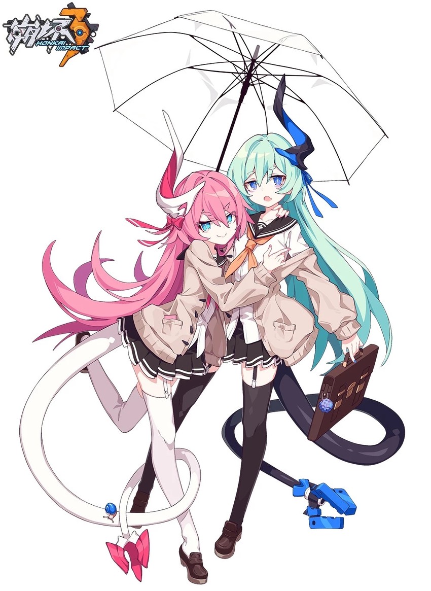 rozaliya olenyeva and liliya olenyeva (honkai and 1 more)