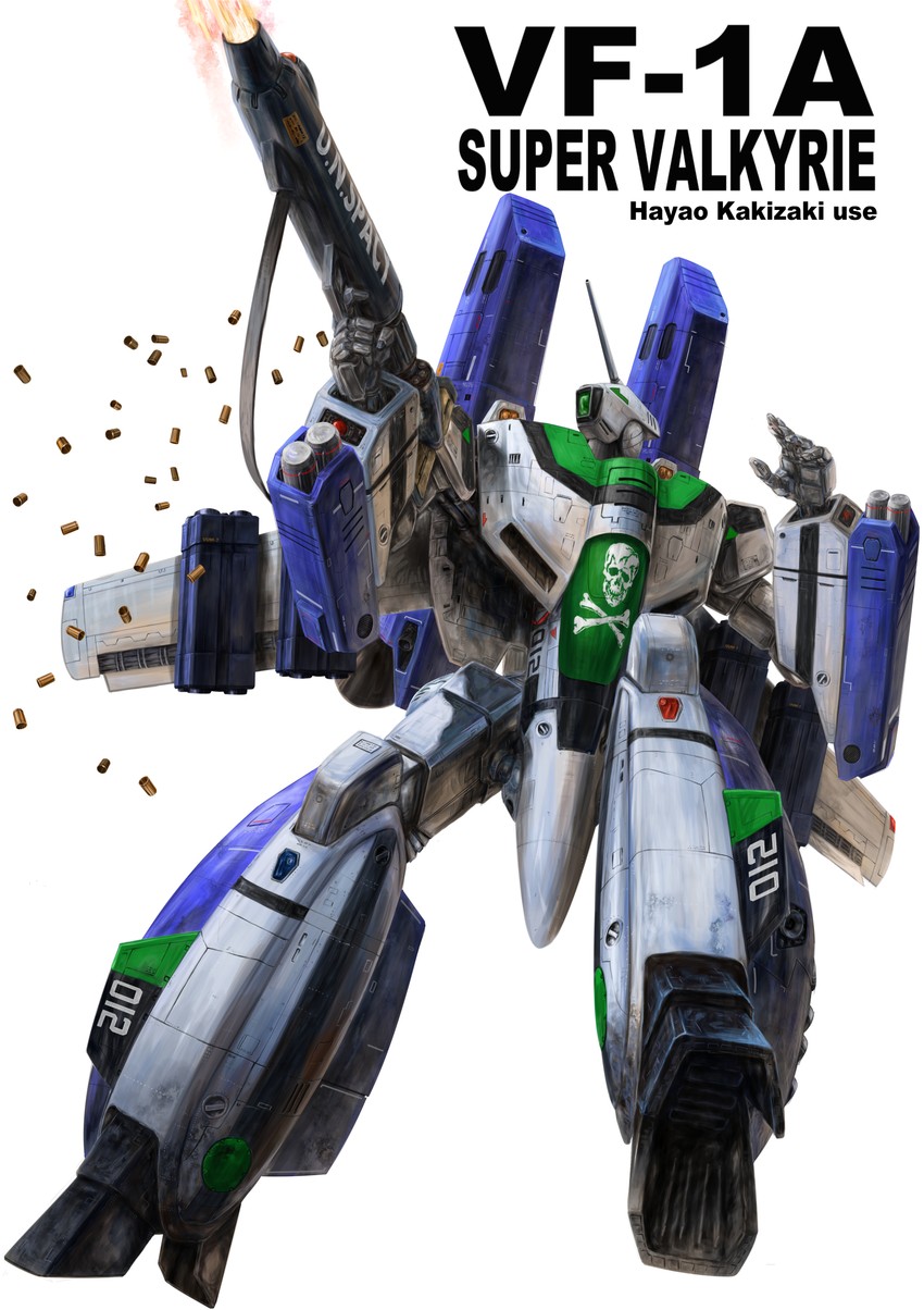 vf-1, vf-1a, vf-1 super, and kakizaki hayao (macross and 1 more) drawn by zandan_zero_to_na!?