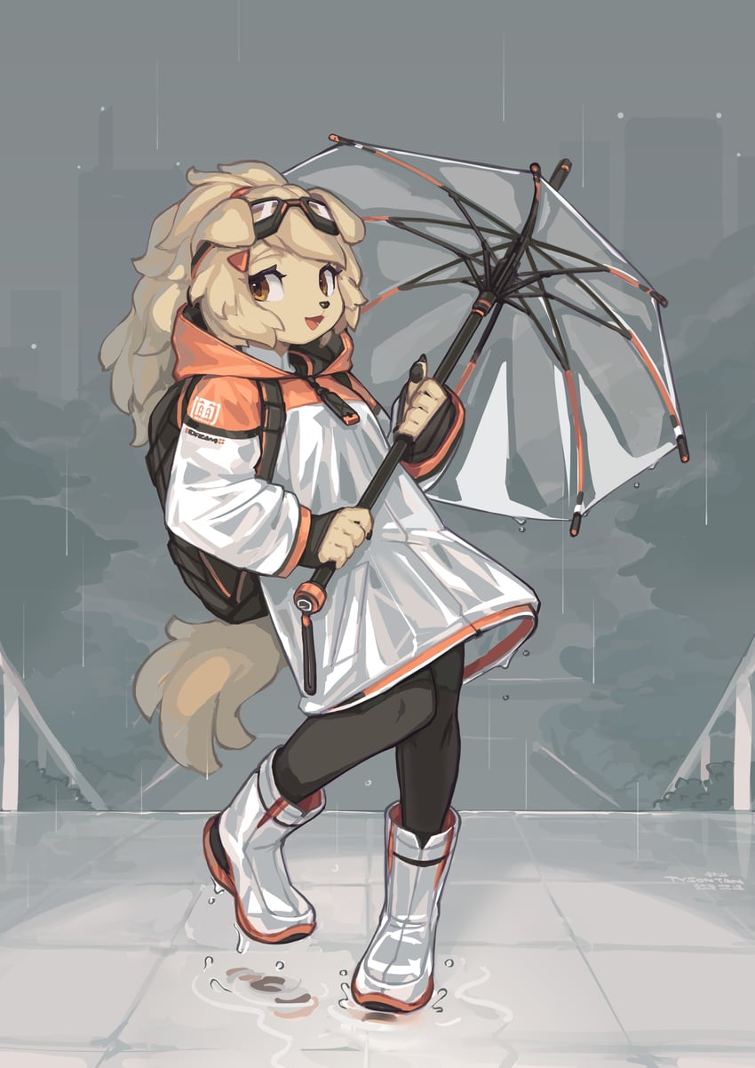 estinne the spirit dog (original and 1 more) drawn by tyson_tan