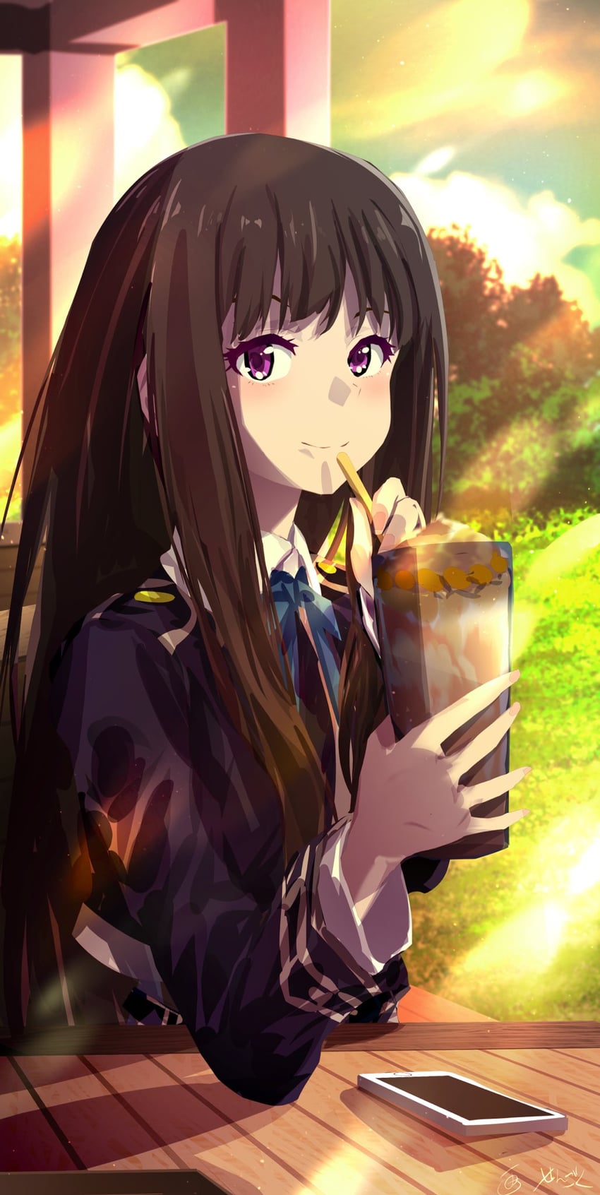 inoue takina (lycoris recoil) drawn by sengoku_chidori