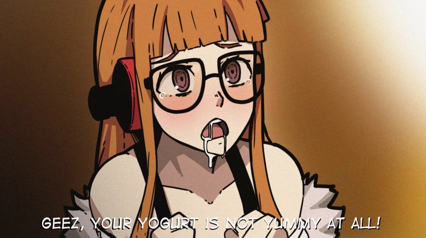 sakura futaba (persona and 2 more) drawn by mark_gavatino