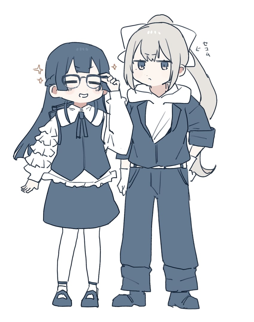 tsukino mito, higuchi kaede, fukurai azami, and jasmine (nijisanji and 1 more) drawn by hamu_(hamusand)