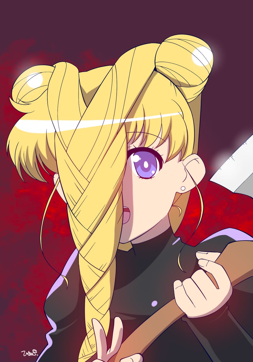 tsukino usagi, mei mei, and mitsuishi kotono (jujutsu kaisen and 1 more) drawn by himehachi_(hime8manga)