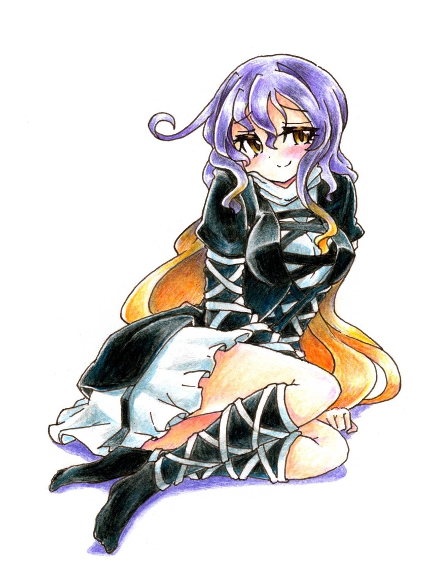 hijiri byakuren (touhou) drawn by gokuu_(acoloredpencil)