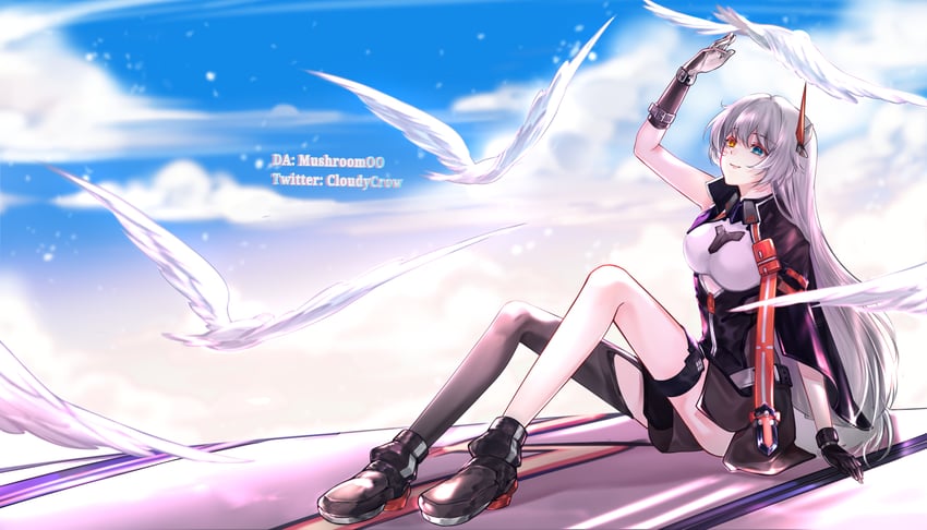 kiana kaslana (honkai and 1 more) drawn by cloudc