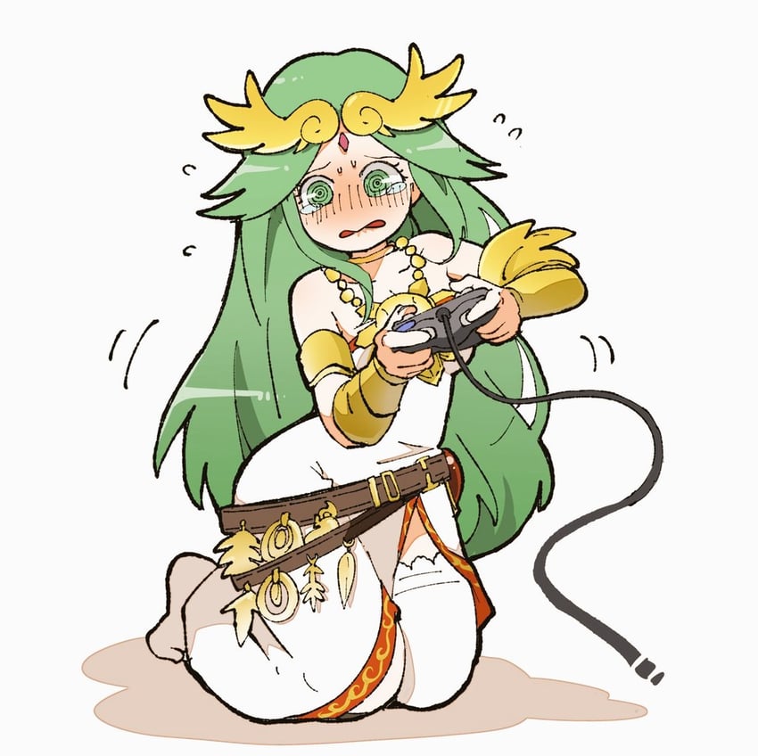 palutena (kid icarus and 1 more) drawn by kaneda_tamago