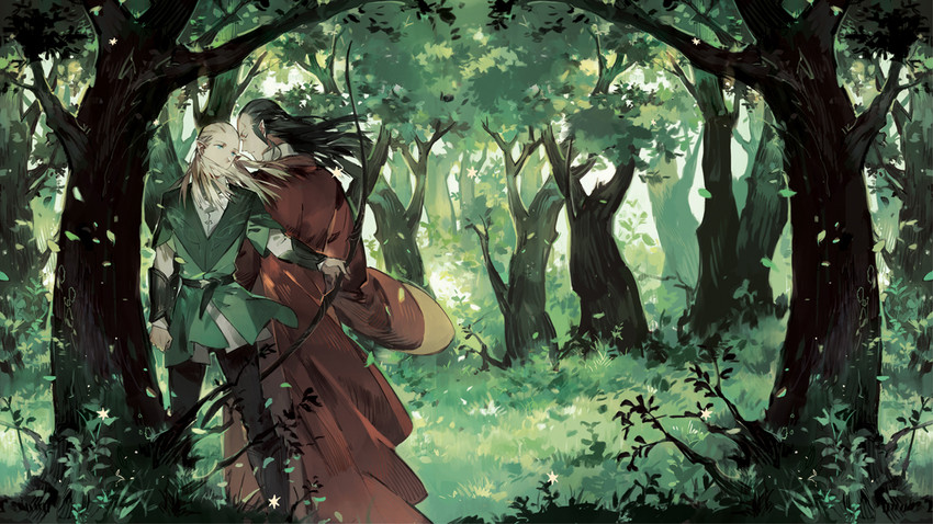 legolas and elrond (tolkien's legendarium and 1 more) drawn by starshadowmagician