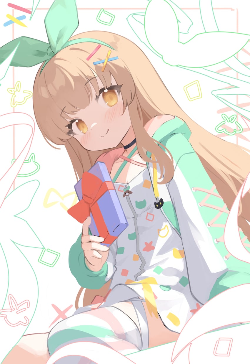 nanahira (indie virtual youtuber and 1 more) drawn by klaius