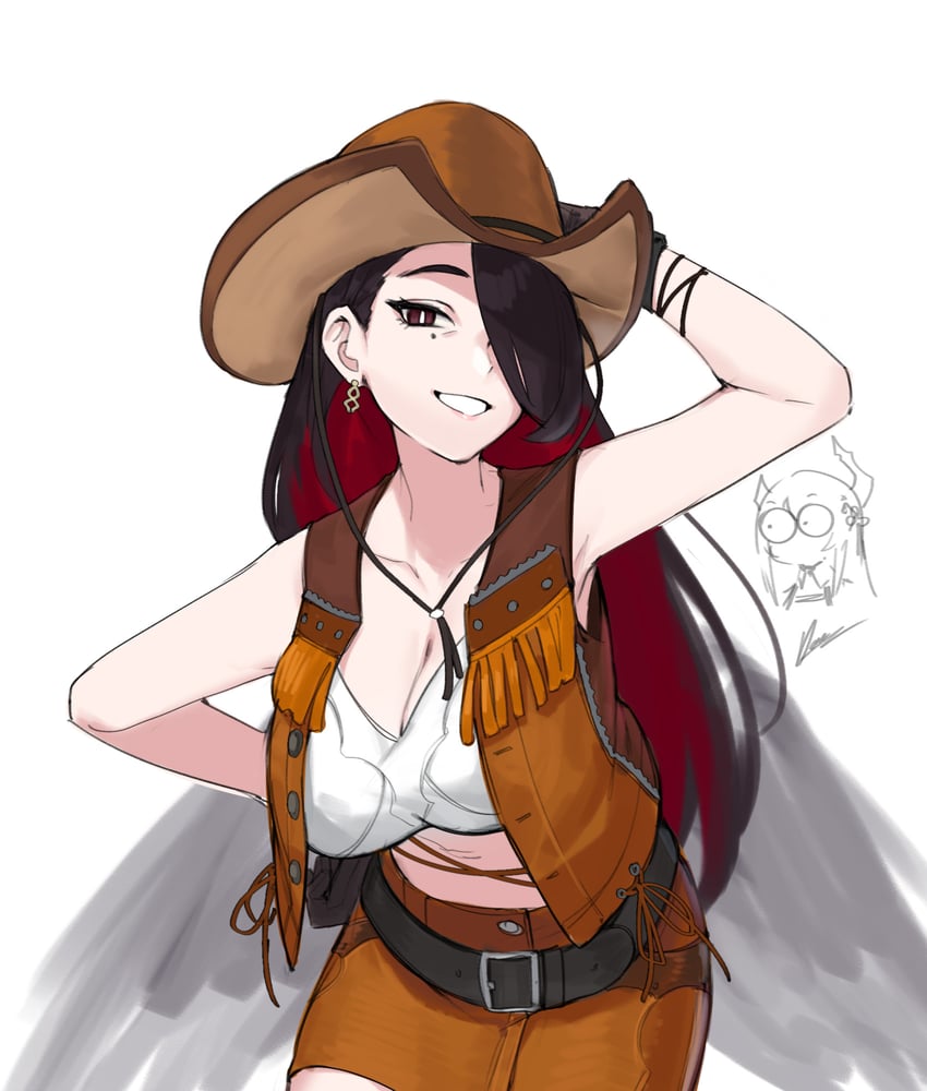 tifa lockhart, nerissa ravencroft, and mamarissa (hololive and 6 more) drawn by dasdokter