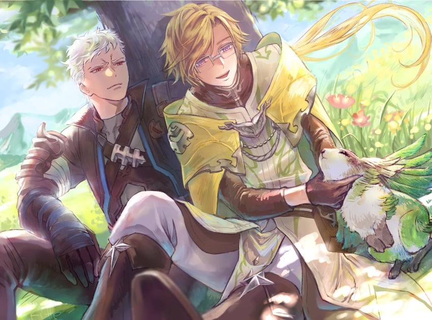 id and rolan (granblue fantasy and 1 more) drawn by kitte_(kiki110100)