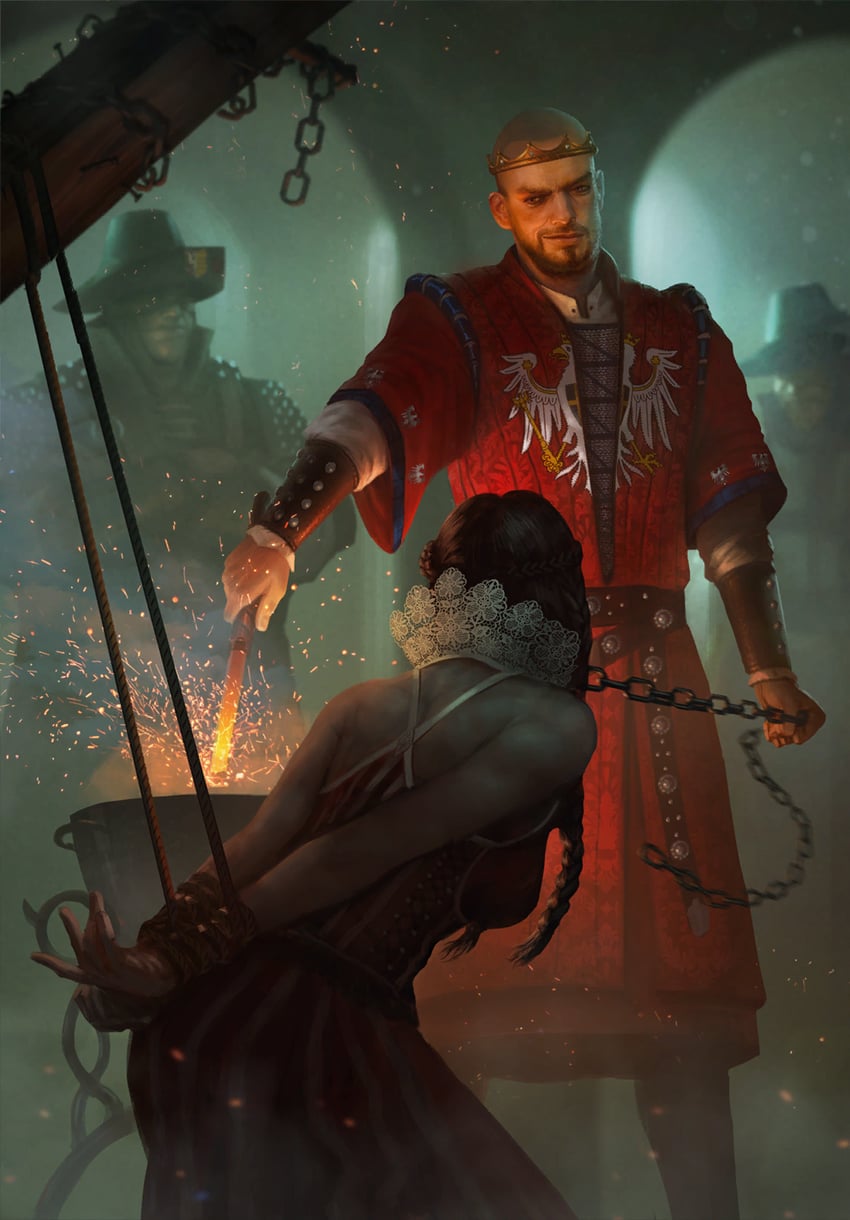 philippa eilhart and king radovid (the witcher and 1 more) drawn by nemanja_stankovic