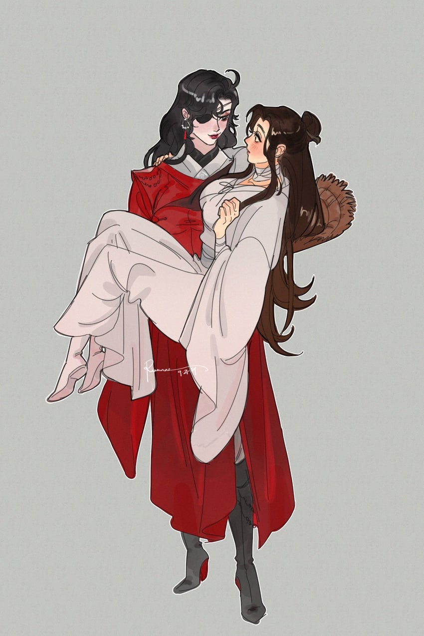 xie lian and hua cheng (tianguan cifu) drawn by runnne