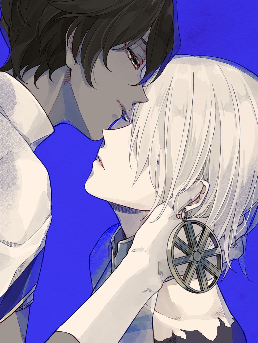 arjuna and karna (fate and 3 more) drawn by akazaki_(sxlan)