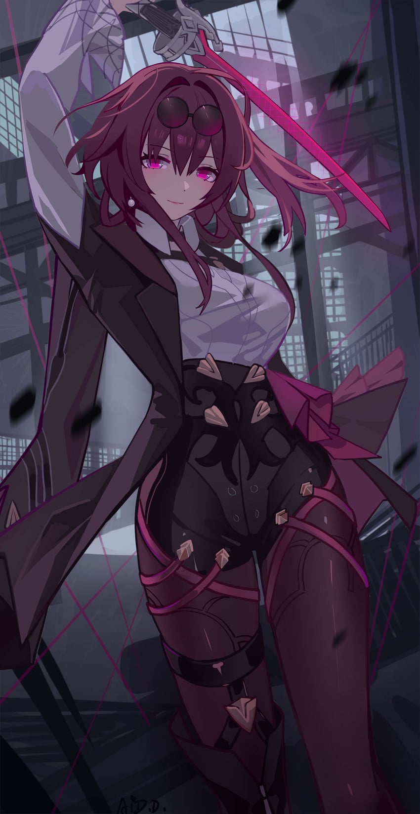kafka (honkai and 1 more) drawn by ai_dongdong