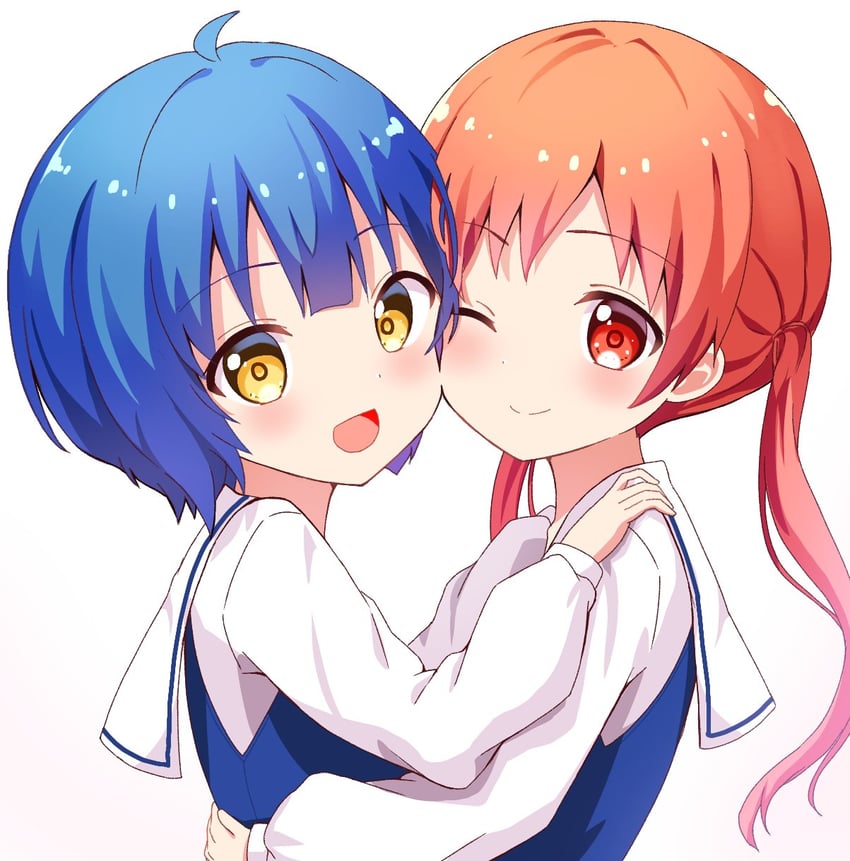 jouga maya and natsu megumi (gochuumon wa usagi desu ka?) drawn by poteto_furai