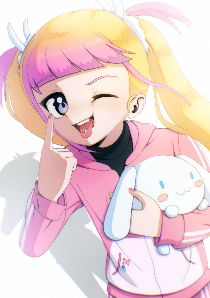 cinnamoroll, kyoresu, and kyopi (indie virtual youtuber and 2 more) drawn by aphydraws