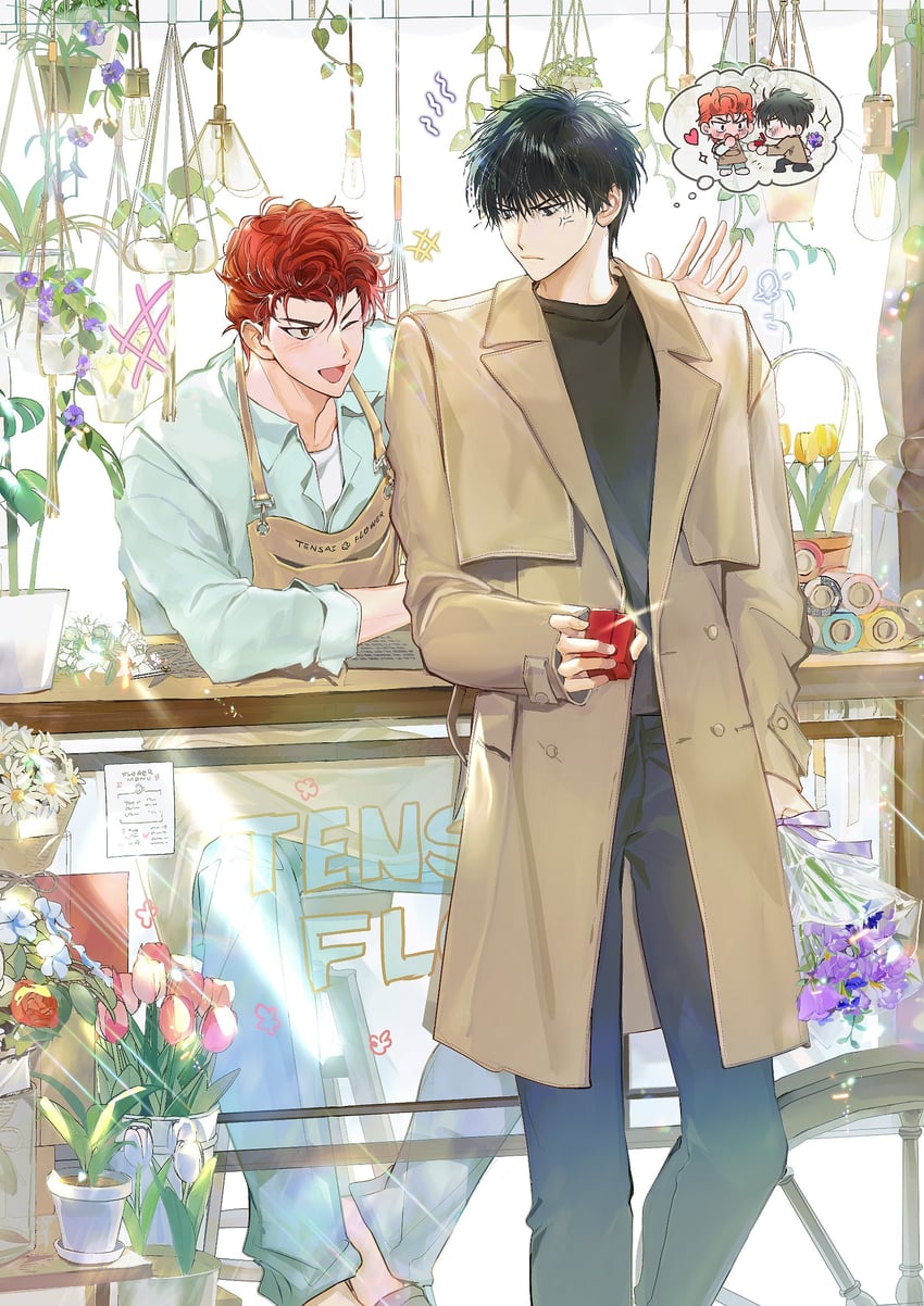 sakuragi hanamichi and rukawa kaede (slam dunk) drawn by nomimono_rh