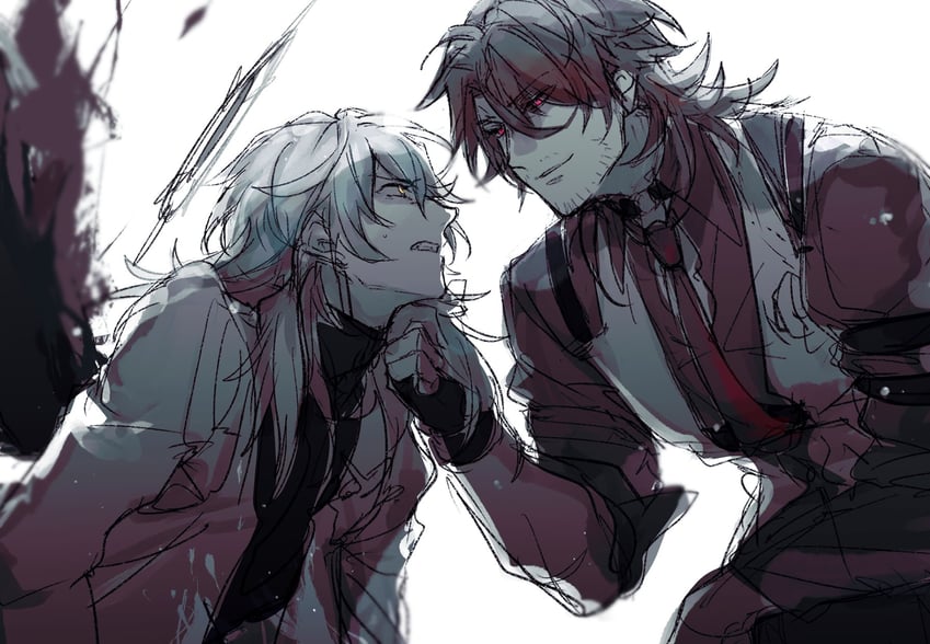 sunday and gallagher (honkai and 1 more) drawn by merry_(secilhodoshima)