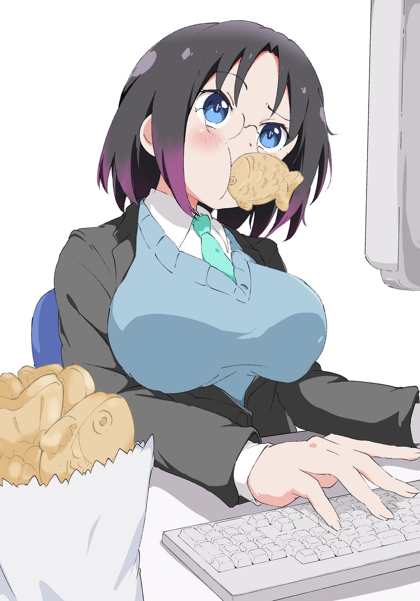 elma (kobayashi-san chi no maidragon) drawn by white_gorilla_(okamoto)