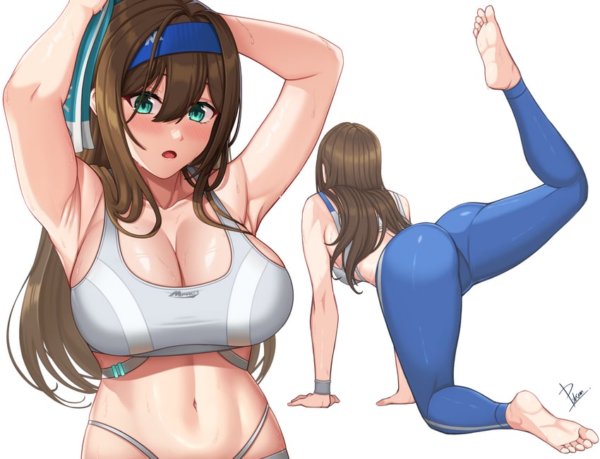 rumani (goddess of victory: nikke) drawn by p-kun_(peerayuth52)