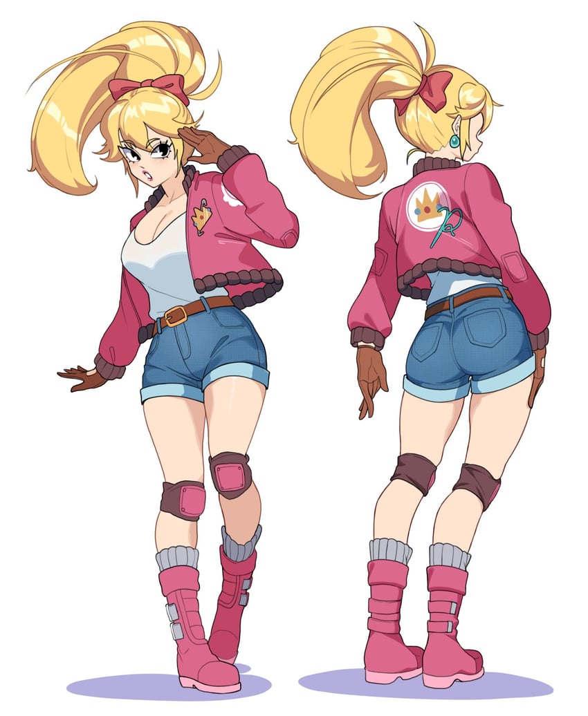 princess peach (mario and 2 more) drawn by mithrasss