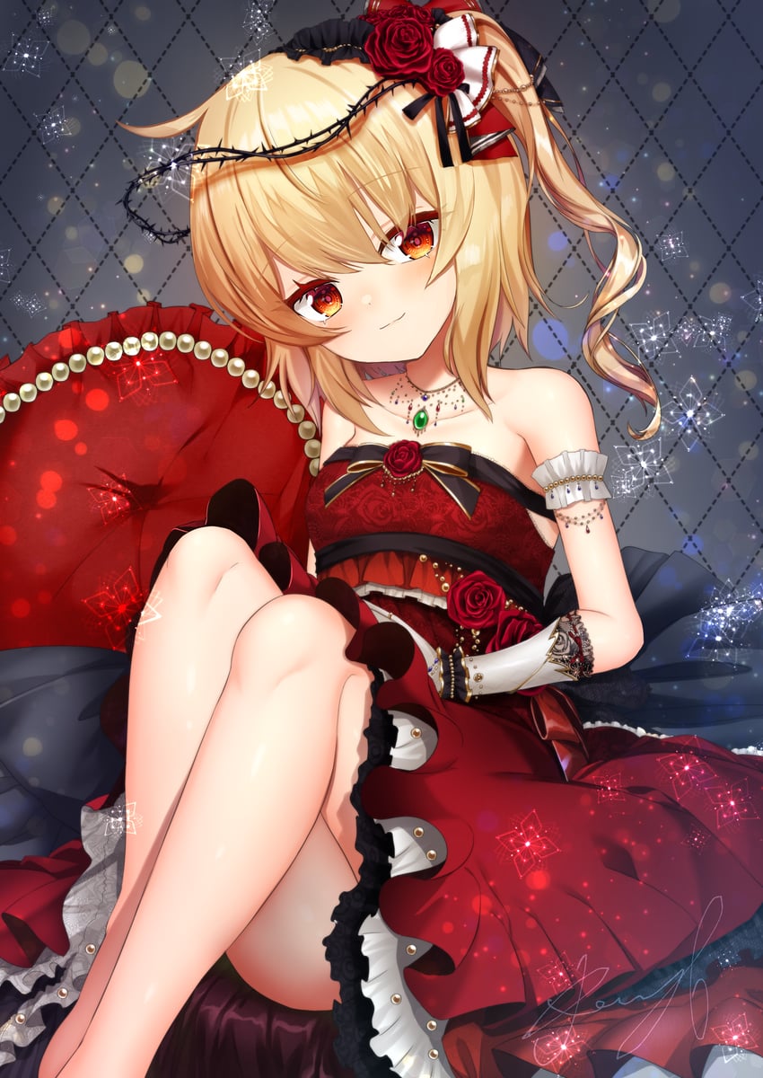flandre scarlet (touhou) drawn by sea_scorpion_(umisasori)