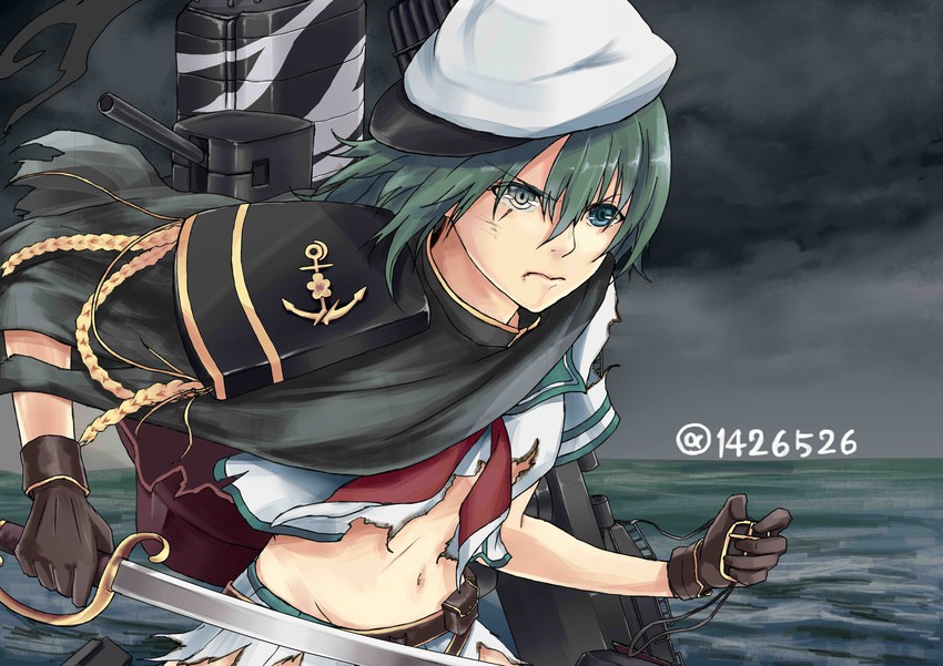kiso and kiso kai ni (kantai collection) drawn by ayano_yuu_(sonma_1426)