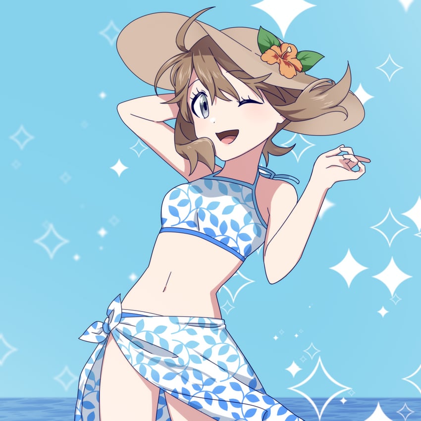 may (pokemon and 1 more) drawn by yuma_(kuroba_tsuto)
