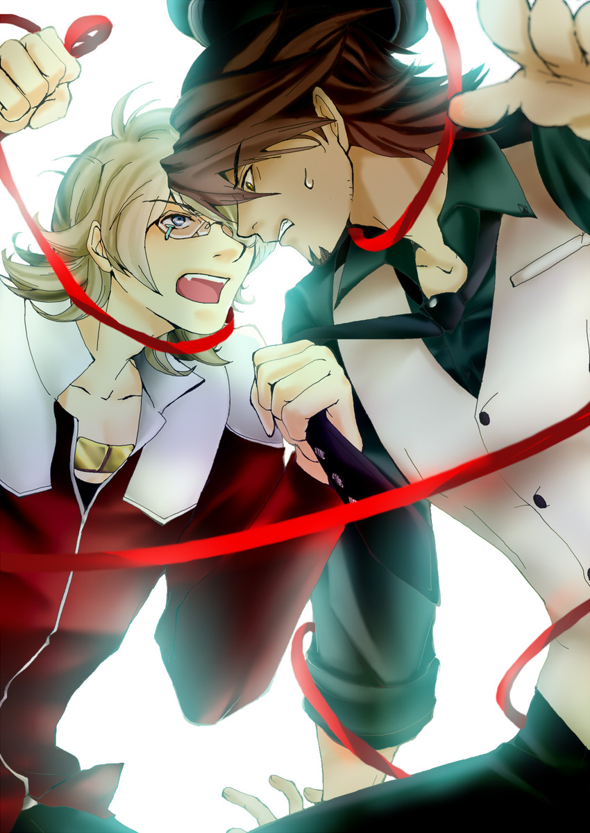 barnaby brooks jr. and kaburagi t. kotetsu (tiger & bunny) drawn by oka_(umanihiki)