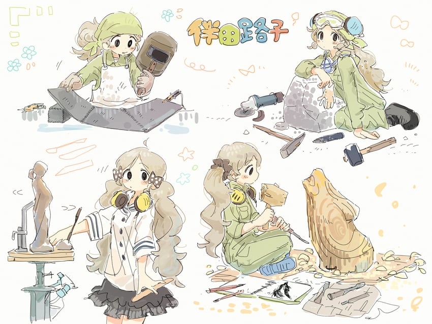 handa roco (idolmaster and 2 more) drawn by nendo23