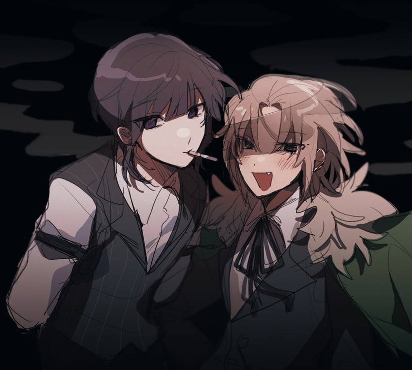 higuchi maya and nakahara satori (no salvation) drawn by cousin_06