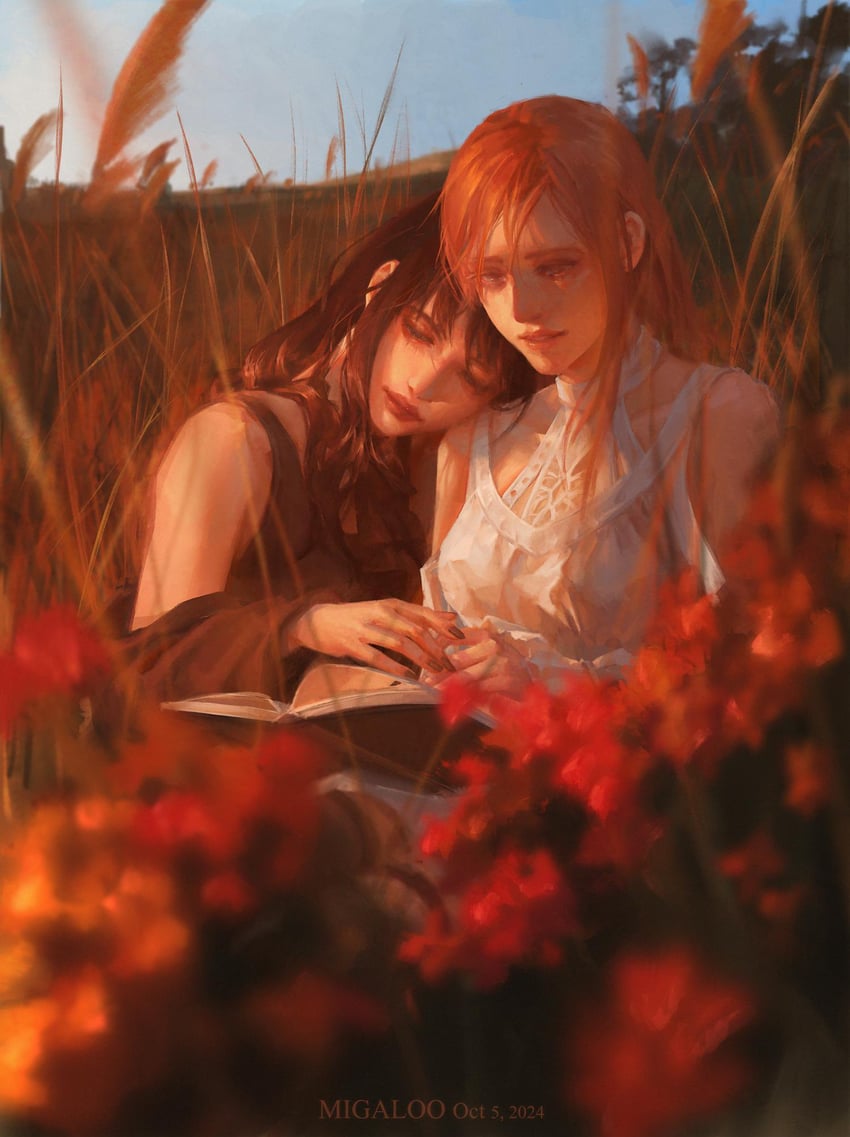 ryne waters and gaia (final fantasy and 1 more) drawn by migaloo