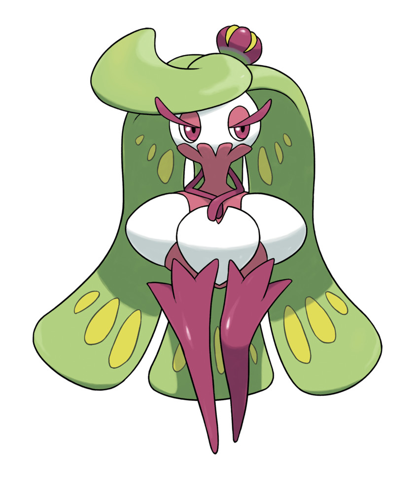 tsareena (pokemon and 1 more) drawn by sugimori_ken