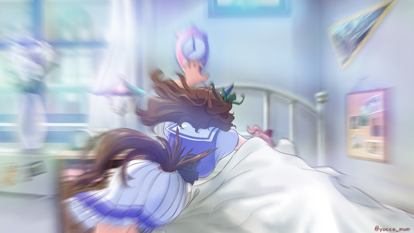 king halo and haru urara (umamusume) drawn by masamune_yukari