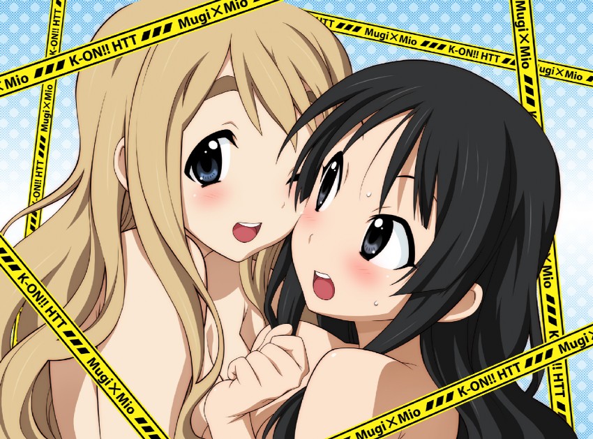 akiyama mio and kotobuki tsumugi (k-on!) drawn by shoumaru_(gadget_box)