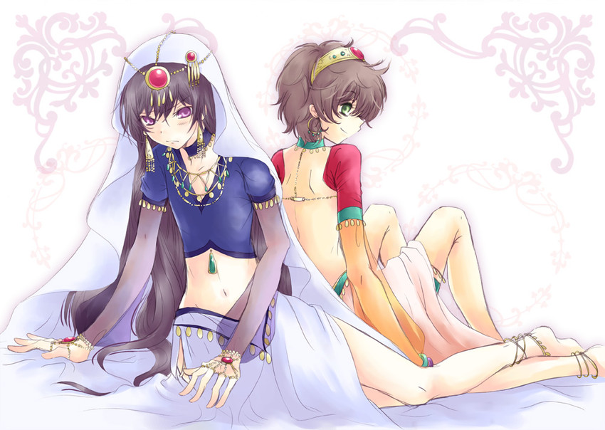 lelouch vi britannia and kururugi suzaku (code geass) drawn by muu