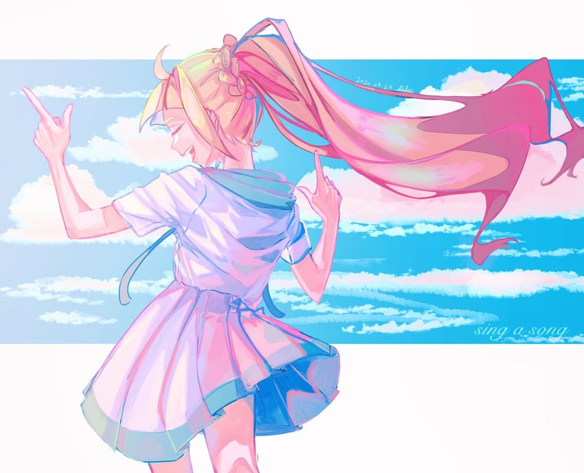 lillie (pokemon and 1 more) drawn by r.aka.