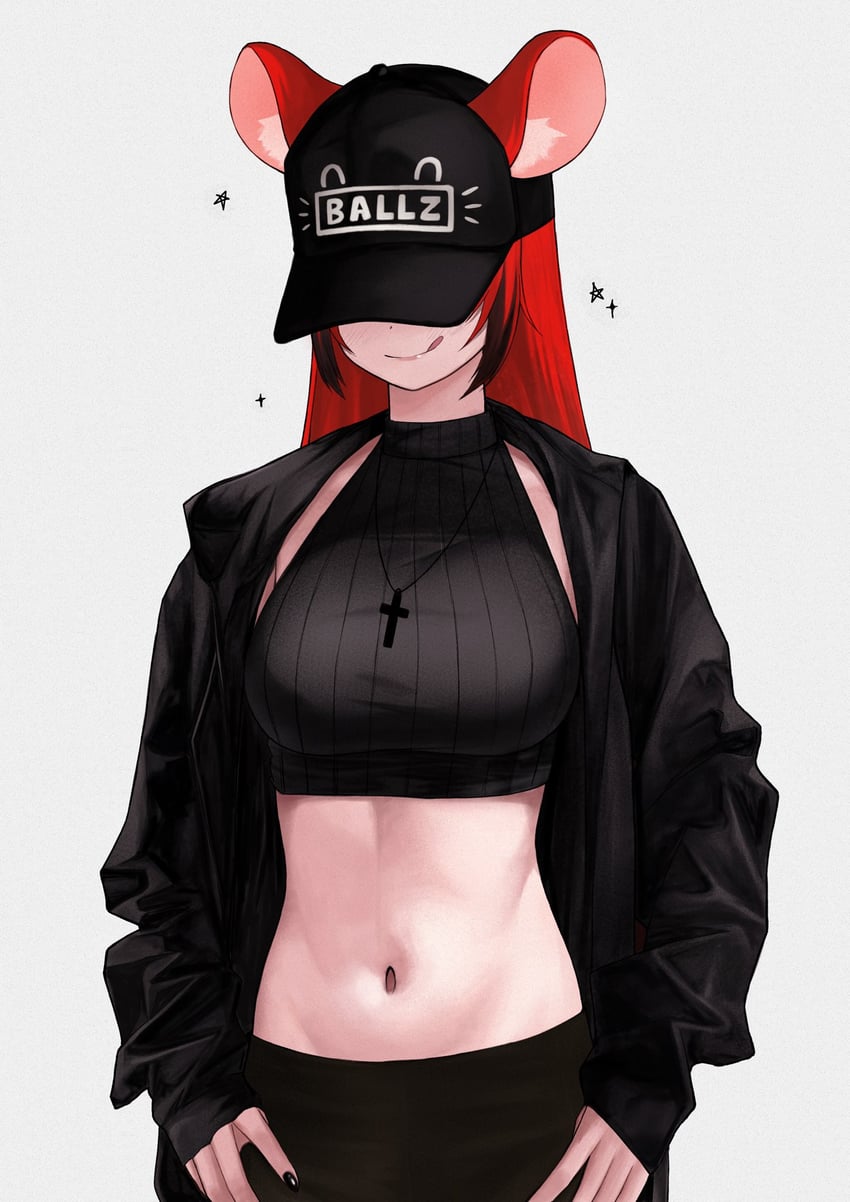 hakos baelz (hololive and 1 more) drawn by unmeidesu