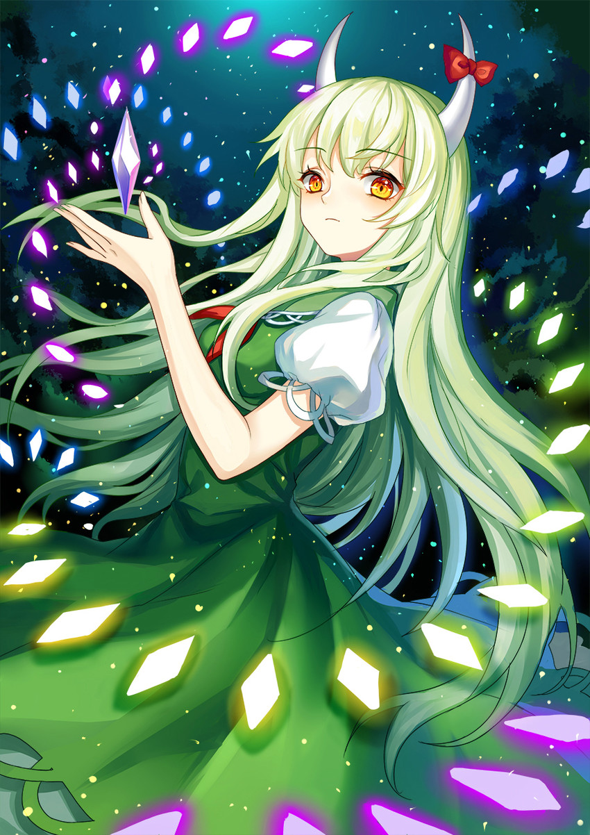 kamishirasawa keine and ex-keine (touhou) drawn by mirror_(xilu4)