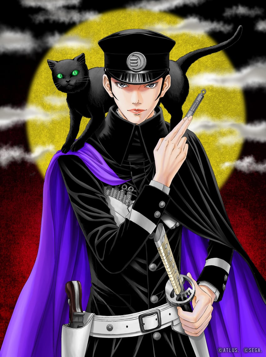 kuzunoha raidou and gouto (devil summoner and 1 more) drawn by furuya_usamaru
