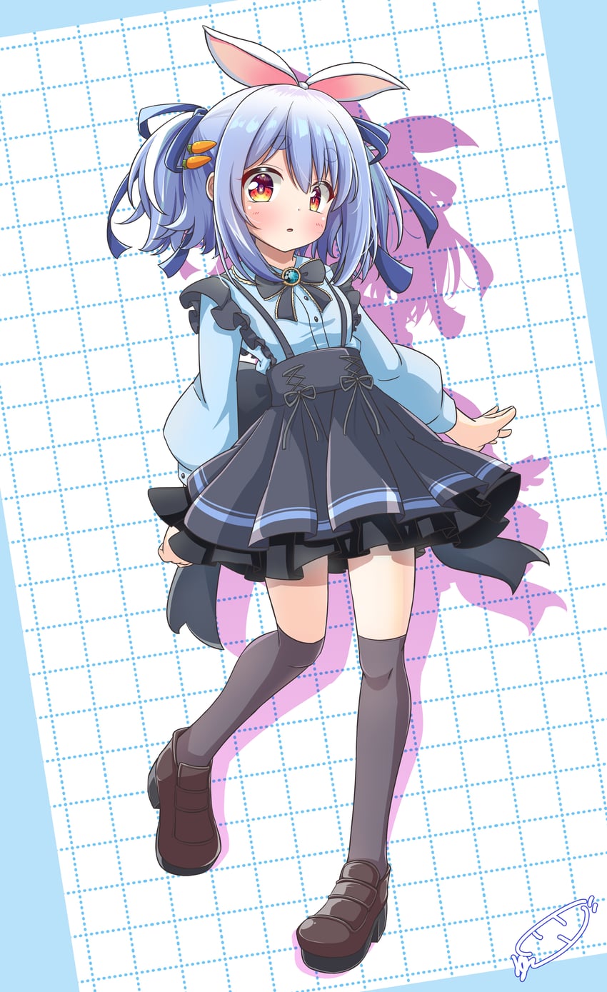 usada pekora (hololive) drawn by jun_(noiji_guren_0220)