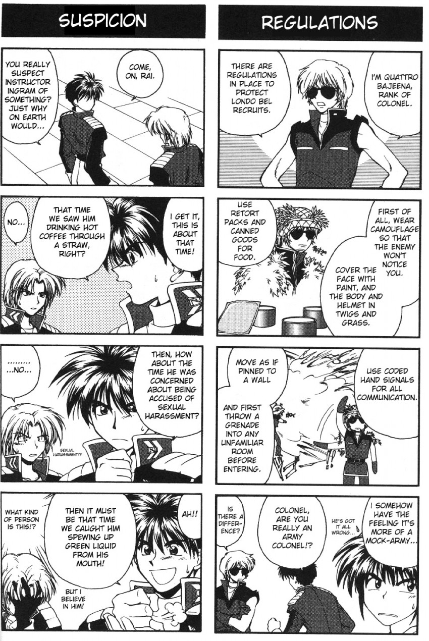 char aznable, quattro bajeena, ryuusei date, and raidese f branstein (gundam and 2 more)