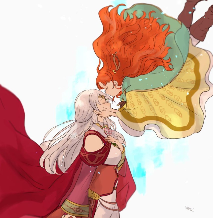 micaiah and yune (fire emblem and 2 more) drawn by sasaki_(dkenpisss)