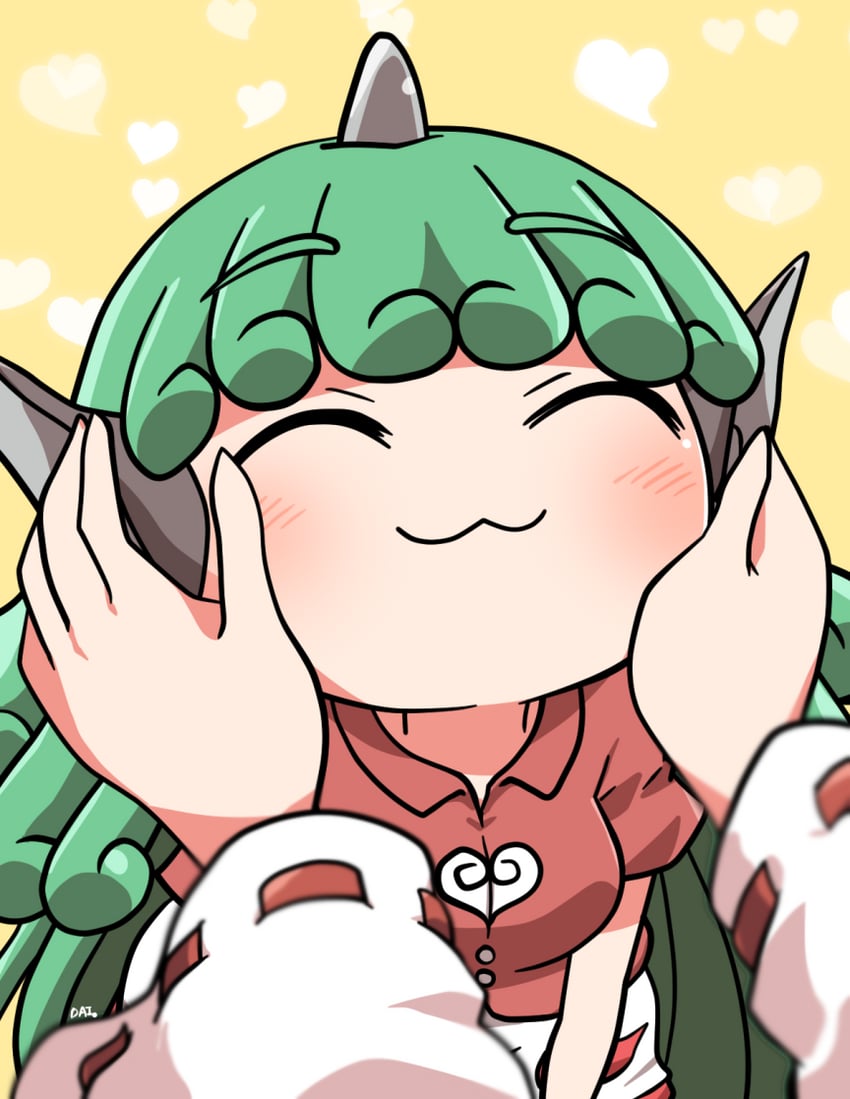 hakurei reimu and komano aunn (touhou) drawn by rokugou_daisuke