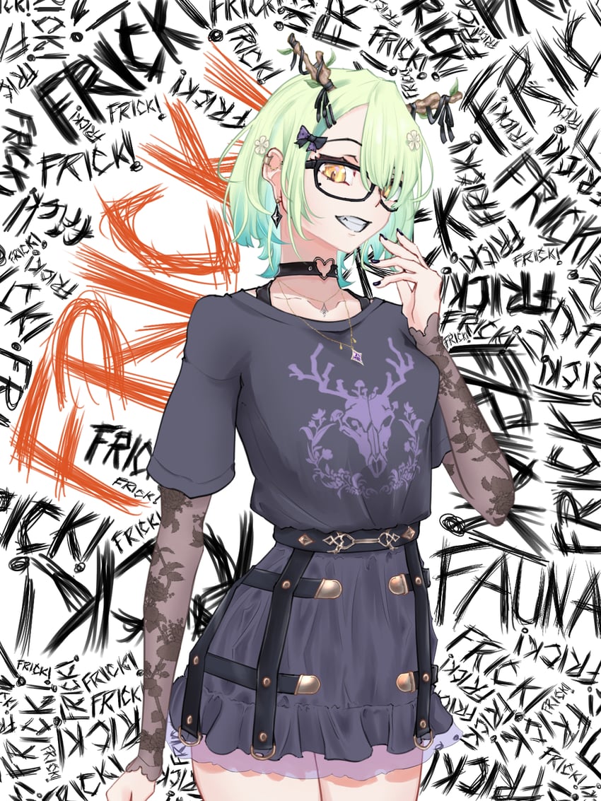 ceres fauna (hololive and 2 more) drawn by breadeater39